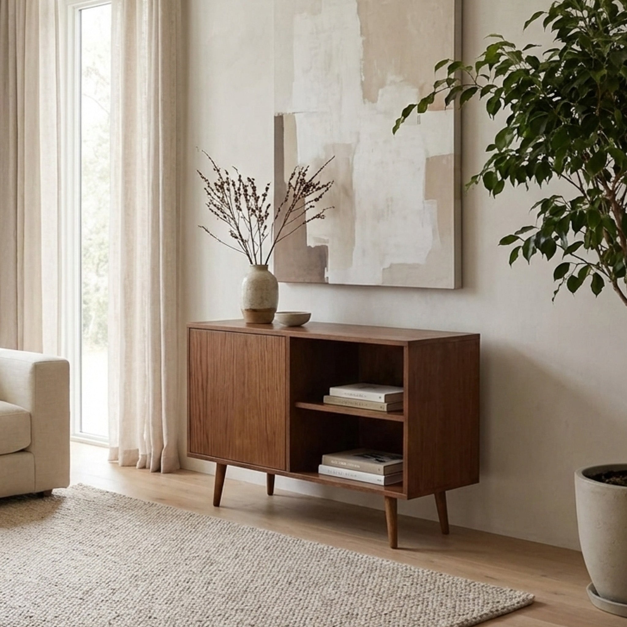 Komoda TV MINI BROWN HIGH